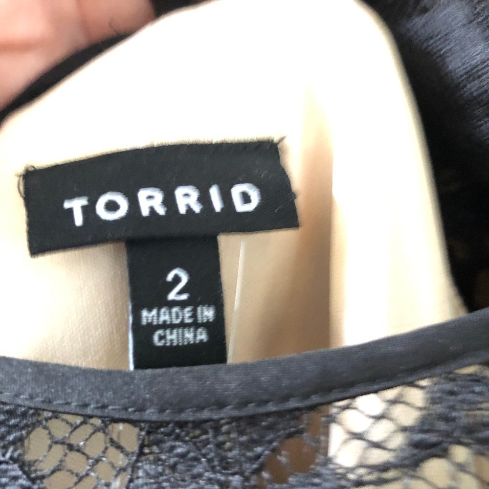Torrid Lace Mini Dress - Picture 4 of 4